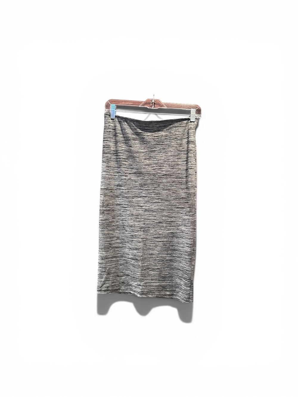 Zara Gray Heather Midi Pencil Skirt